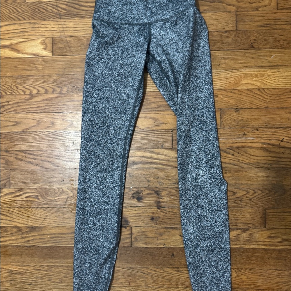 Gray High-Waisted Leggings Lululemon